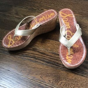 Sam Edelman Wedge Flip Flops
